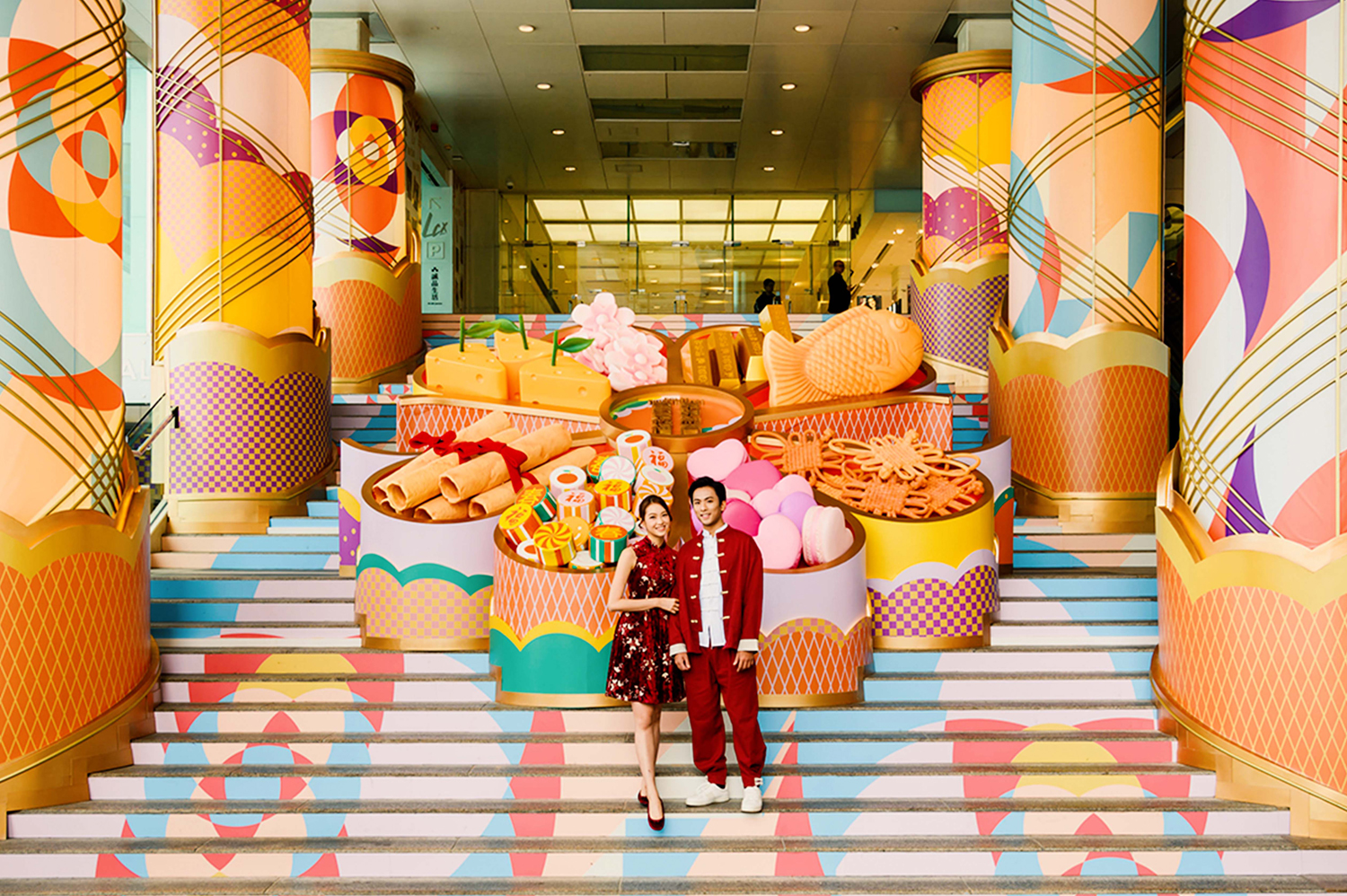 香港海港城「甜蜜常滿」新年裝飾